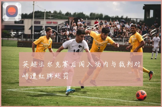 英超法尔克赛后闯入场内与裁判对峙遭红牌处罚